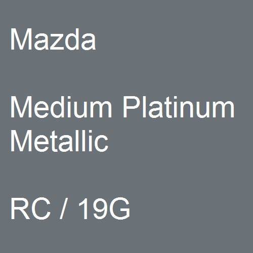 Mazda, Medium Platinum Metallic, RC / 19G.